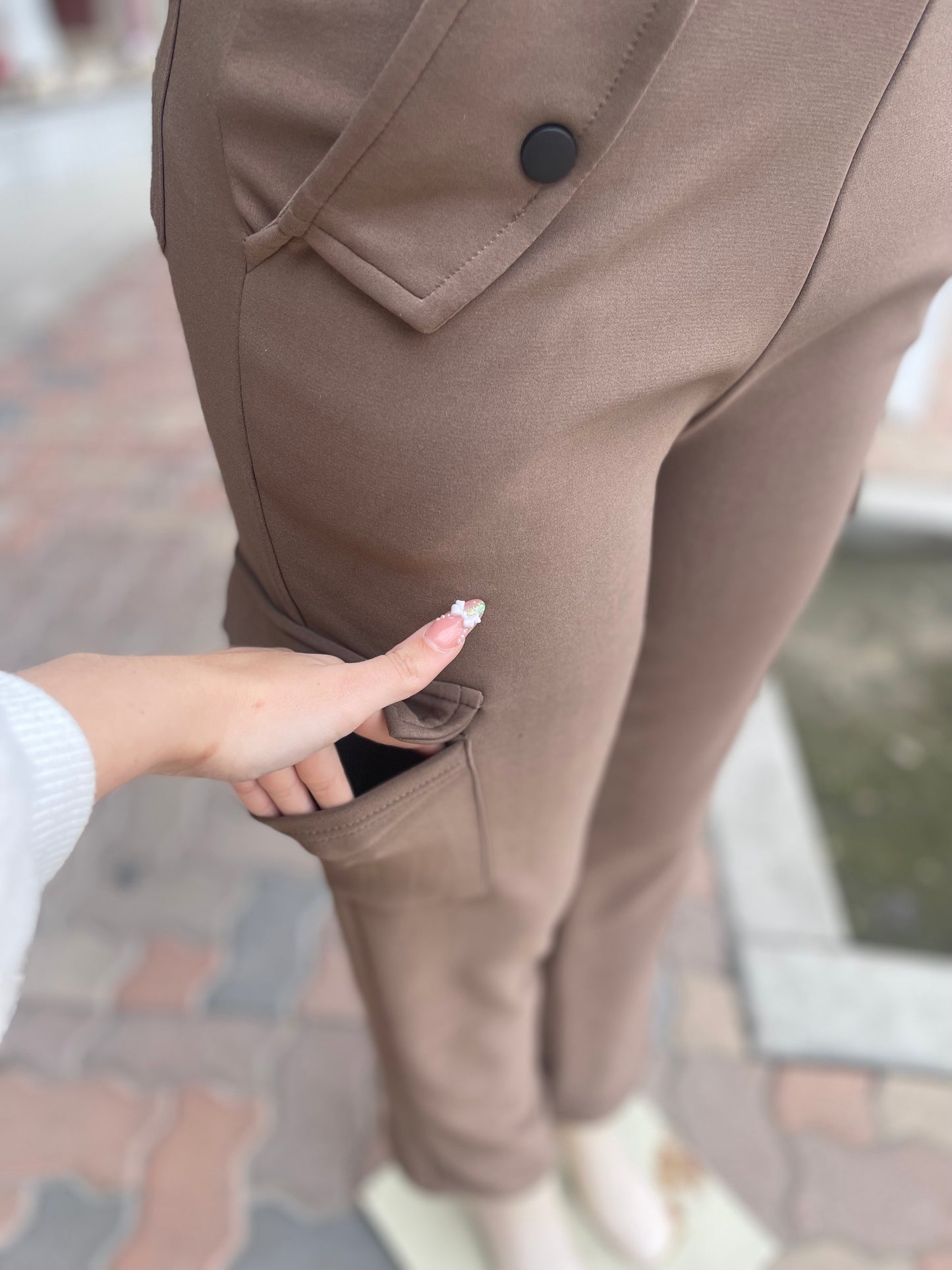 #WARM CARGO JEANS BROWN