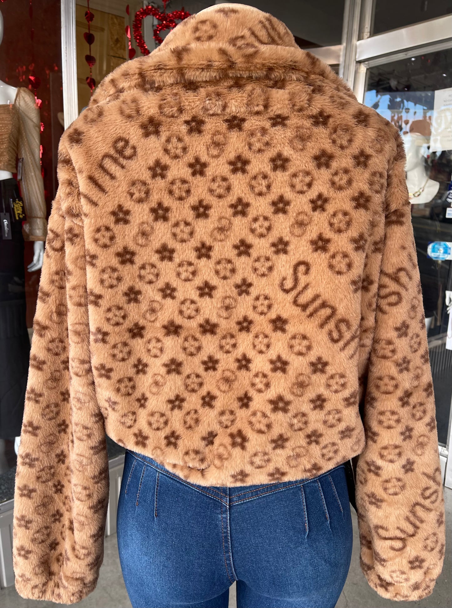 #JK07-11 Soft Brown LV Dupe Sweater