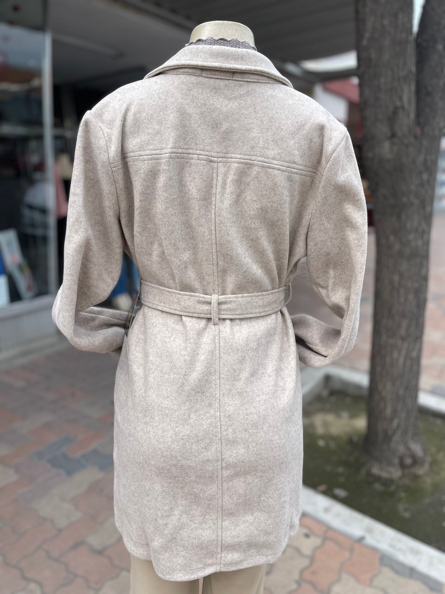 #MJ5296 Beige Coat